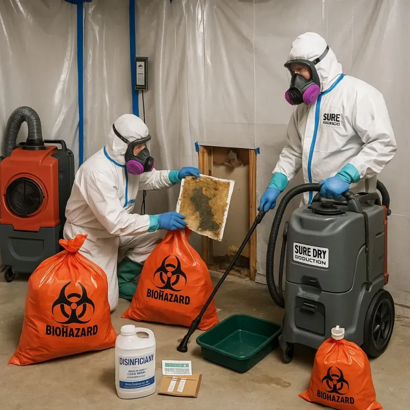 Contaminated Water Handling Protocols process in Welsh, LA
