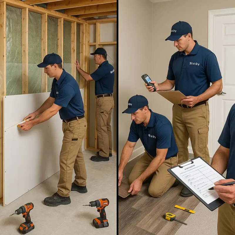 Repairs and Reconstruction process in Welsh, LA